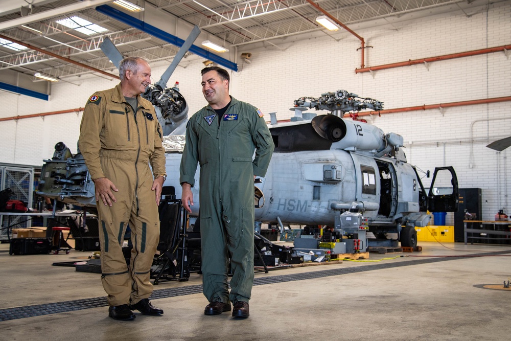 Admiral Naval Aviation, Marine Nationale (French Navy) Visits Naval Air Station North Island