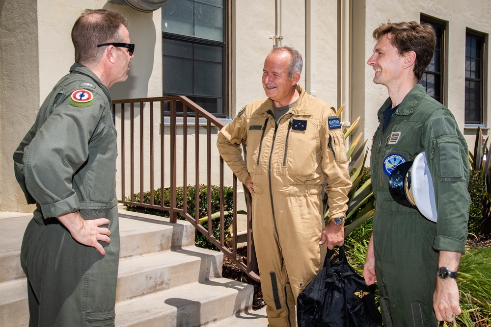 Admiral Naval Aviation, Marine Nationale (French Navy) Visits Naval Air Station North Island