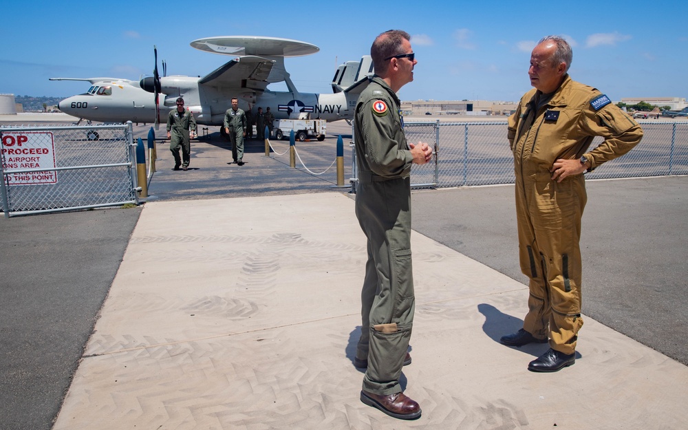 Admiral Naval Aviation, Marine Nationale (French Navy) Visits Naval Air Station North Island