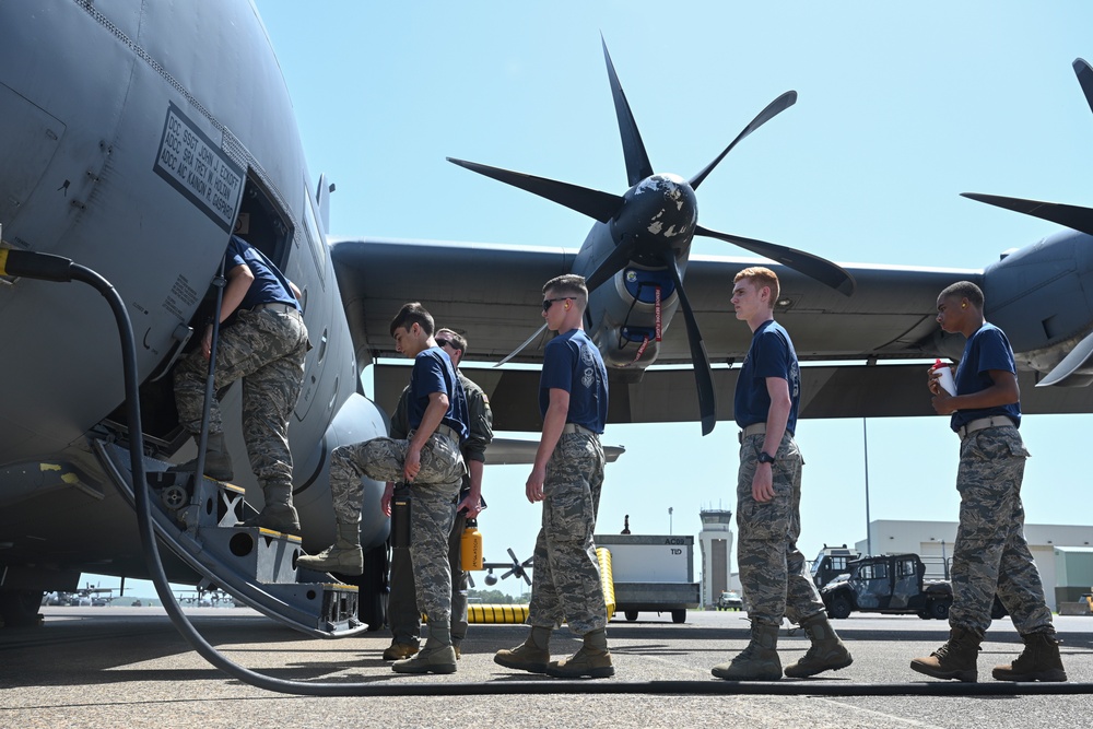 Cabot JROTC visits LRAFB