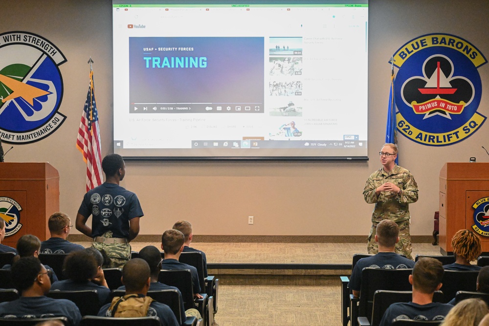 Cabot JROTC visits LRAFB