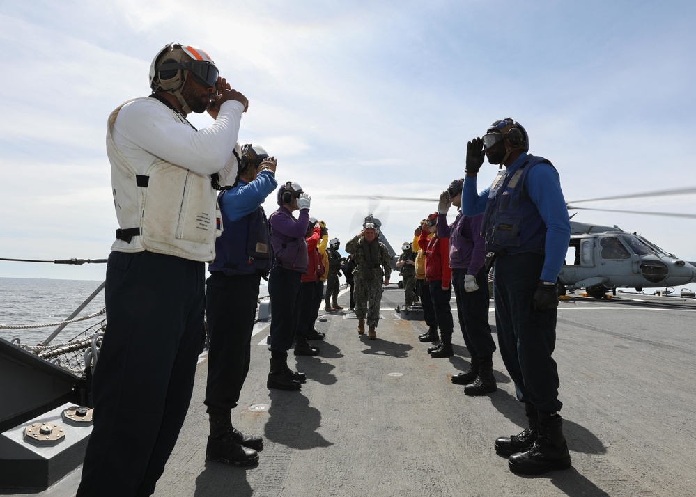 USS Porter (DDG 78) CNO Visit