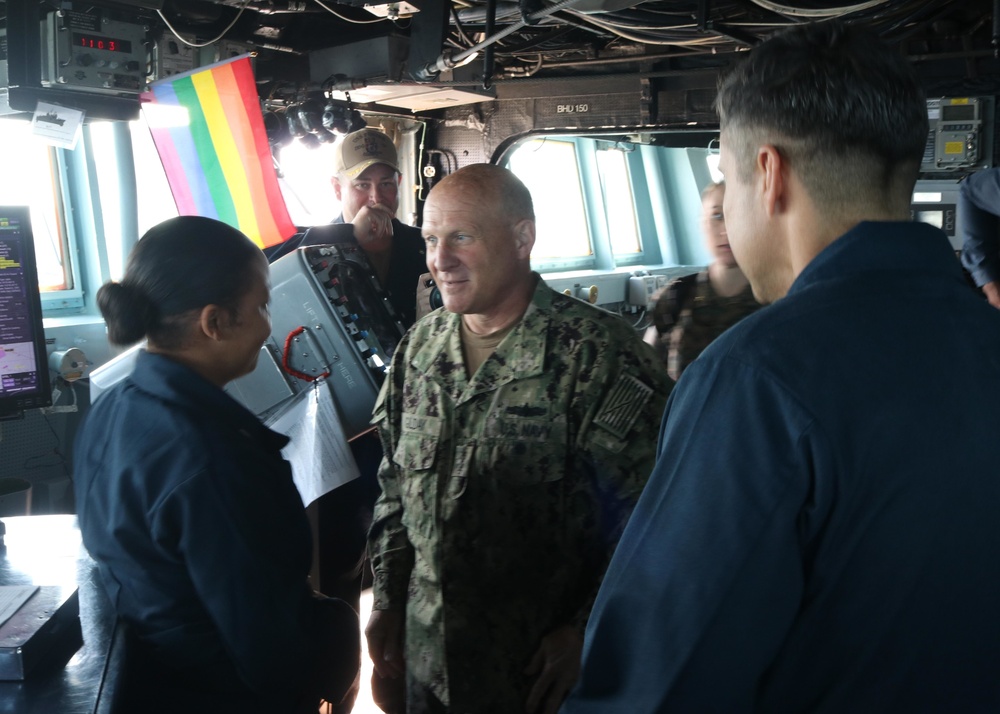 USS Porter (DDG 78) CNO Visit