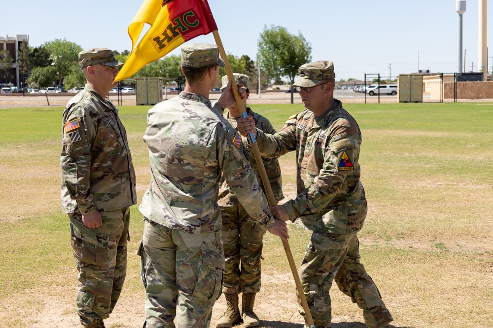 1AD CAB Brigade HHC change of command