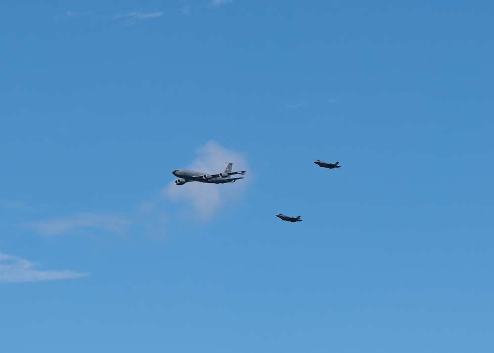 U.S. F-35s soared over Baltic nations
