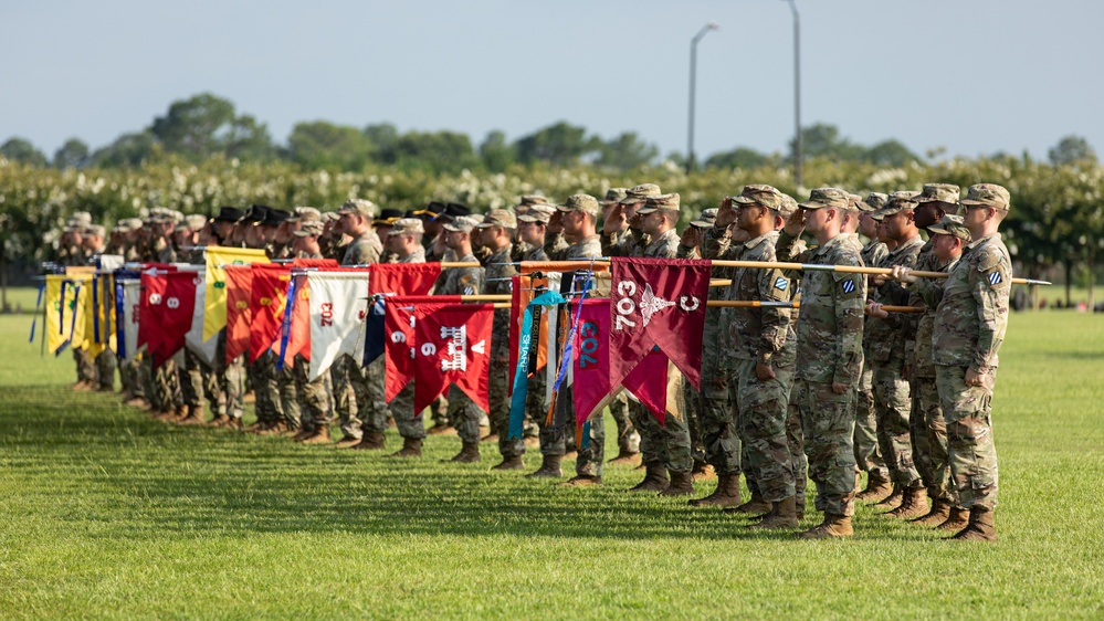 US Army's most modern brigade changes command