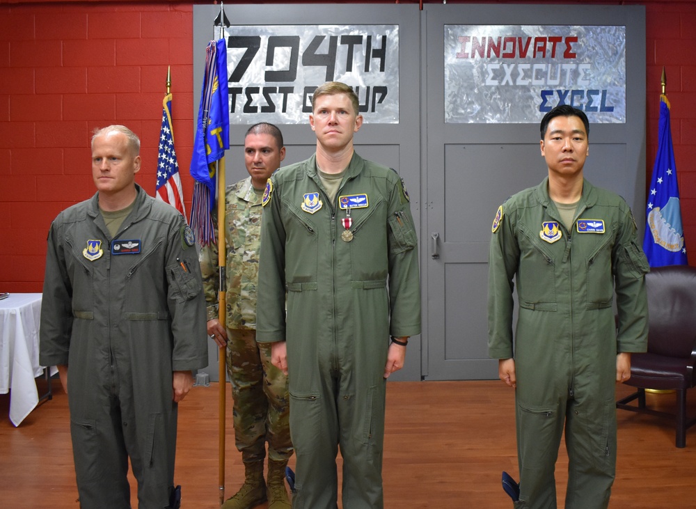 746th Test Squadron Director of Operations now leads squadron as its commander