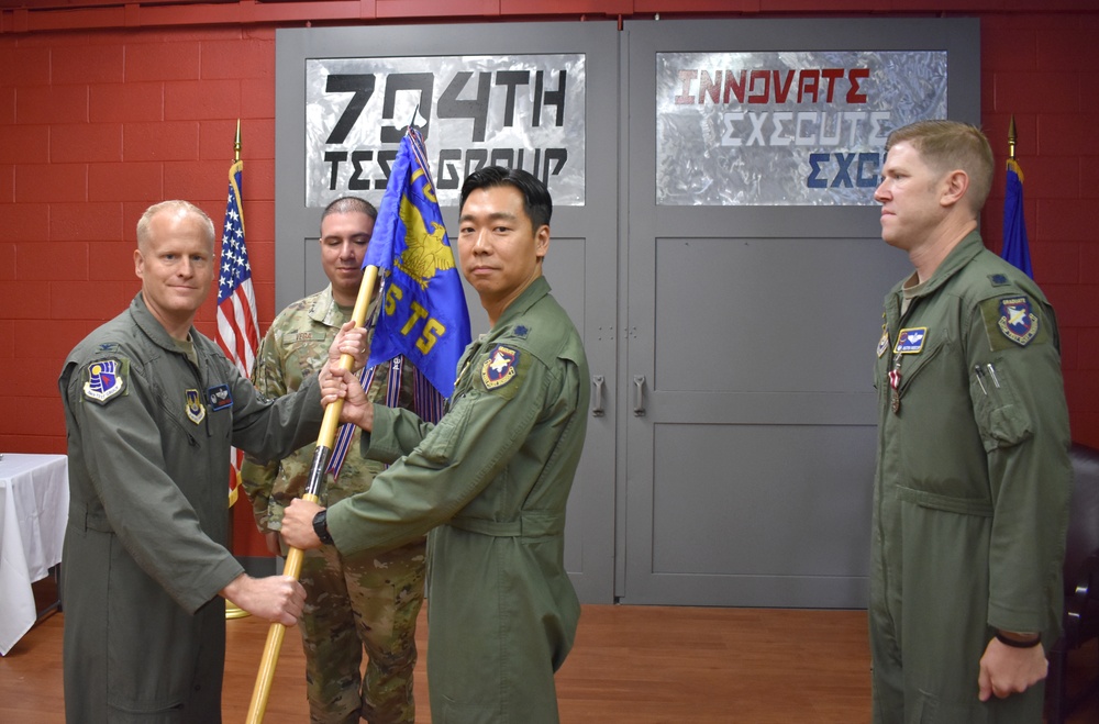 746th Test Squadron Director of Operations now leads squadron as its commander