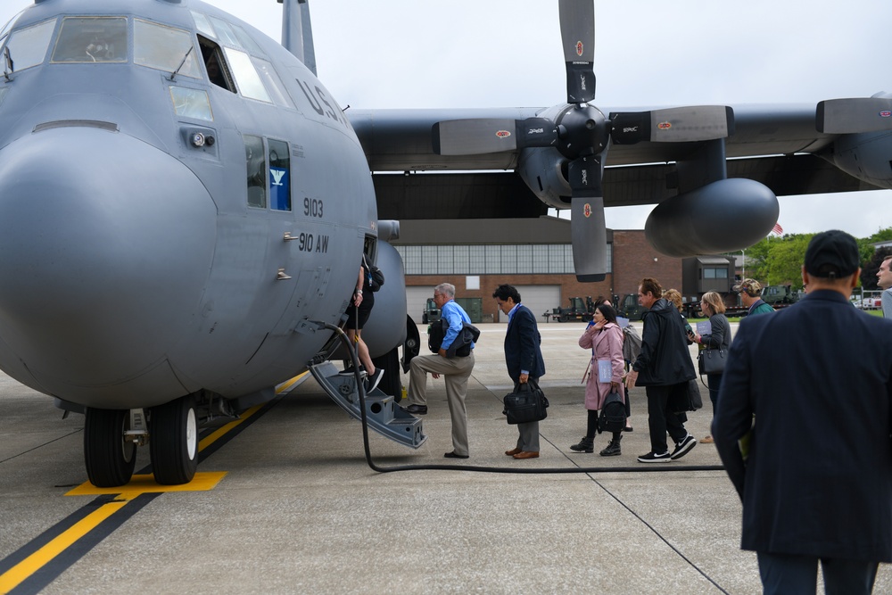 Valley civic leaders descend on Westover for tour
