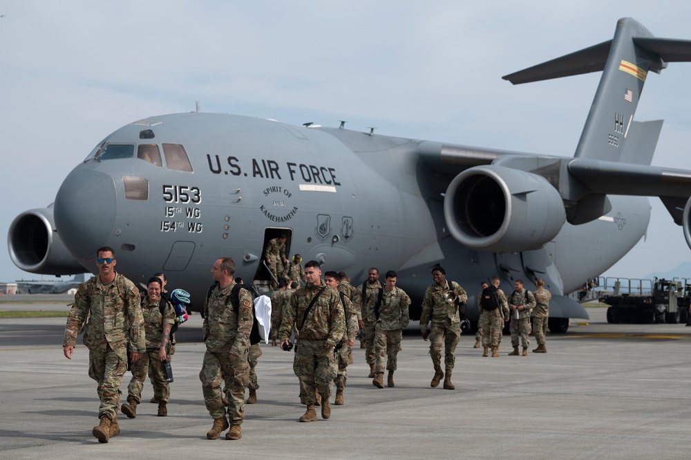 199th EFS joins 354 AWE at Iwakuni