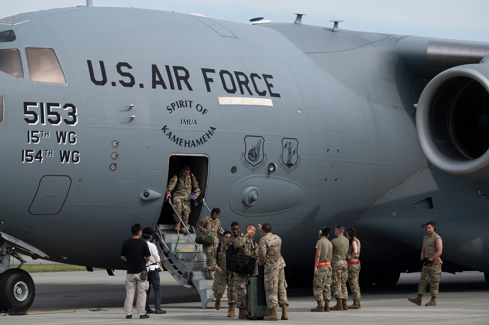 199th EFS joins 354 AWE at Iwakuni