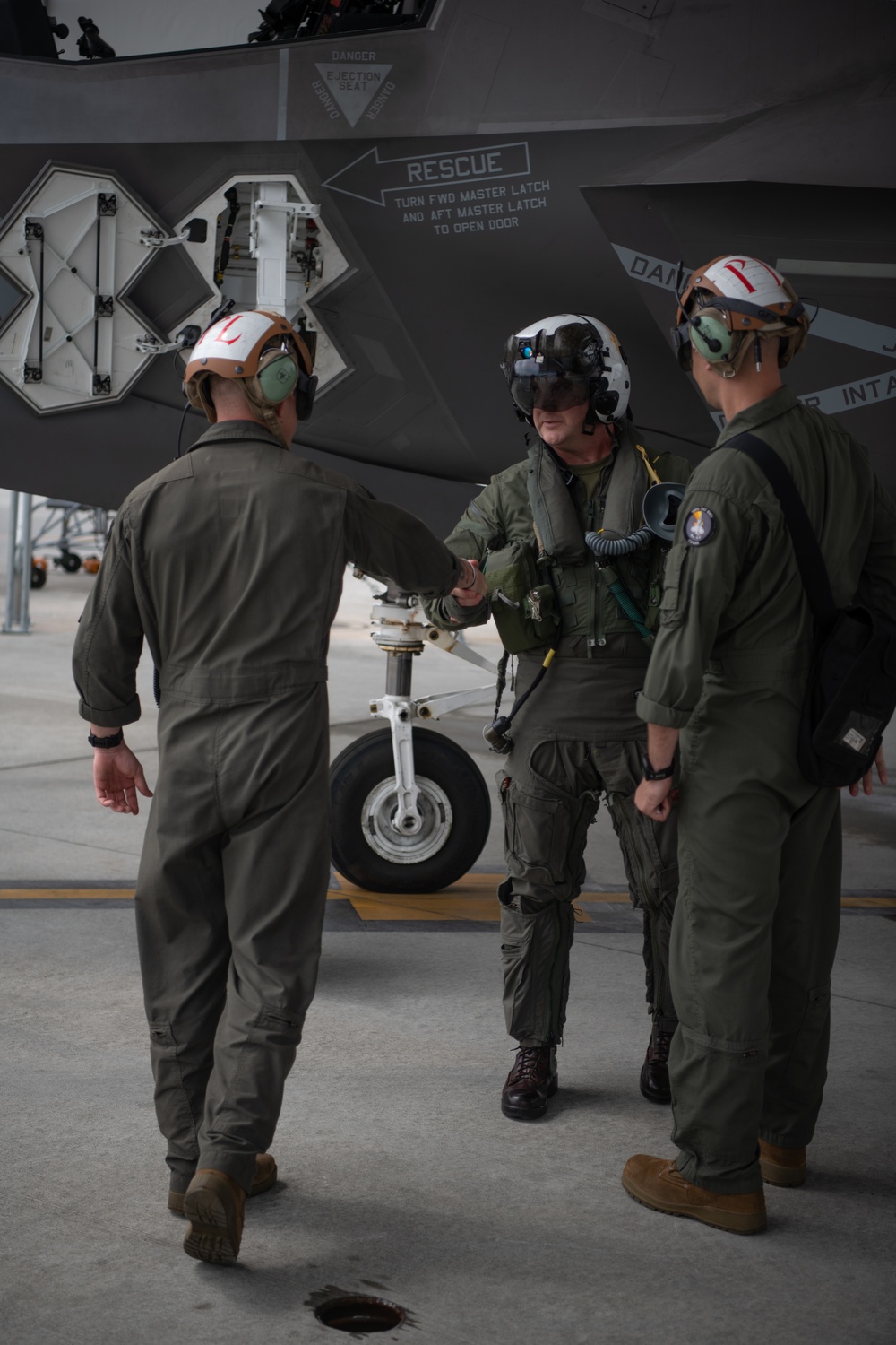 Lt. Col. Wyrsch Final Flight with VMFA-242