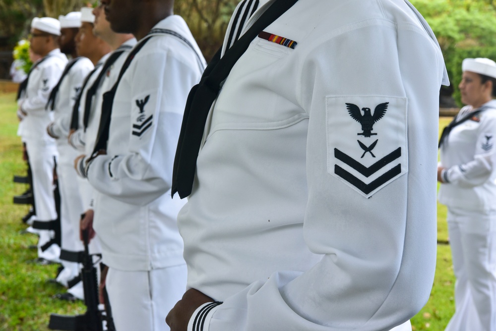 U.S. Machinist's Mate 2nd Class Everett Raymond Stewart Internment Ceremony