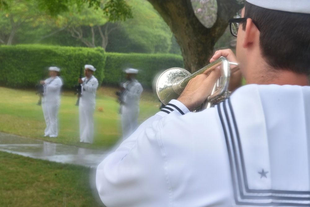 U.S. Machinist's Mate 2nd Class Everett Raymond Stewart Internment Ceremony