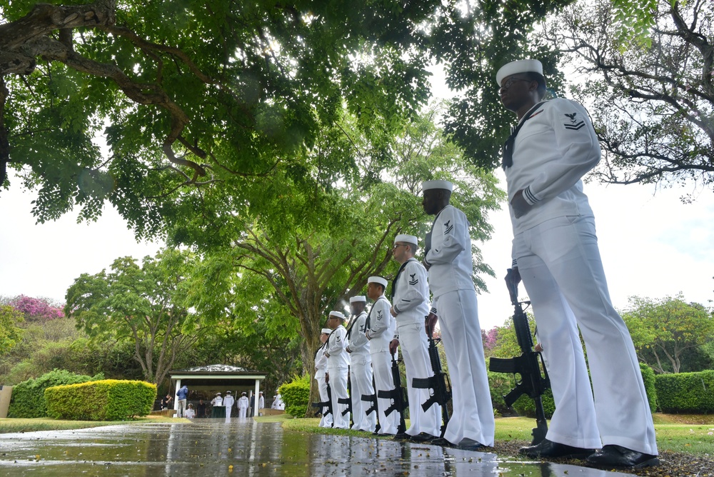 U.S. Machinist's Mate 2nd Class Everett Raymond Stewart Internment Ceremony