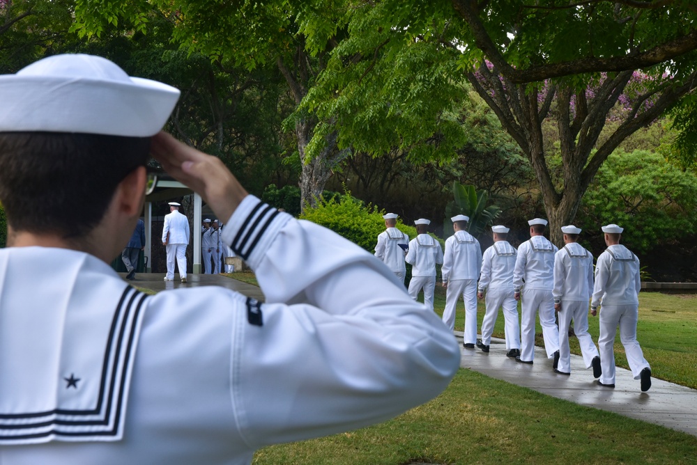 U.S. Machinist's Mate 2nd Class Everett Raymond Stewart Internment Ceremony