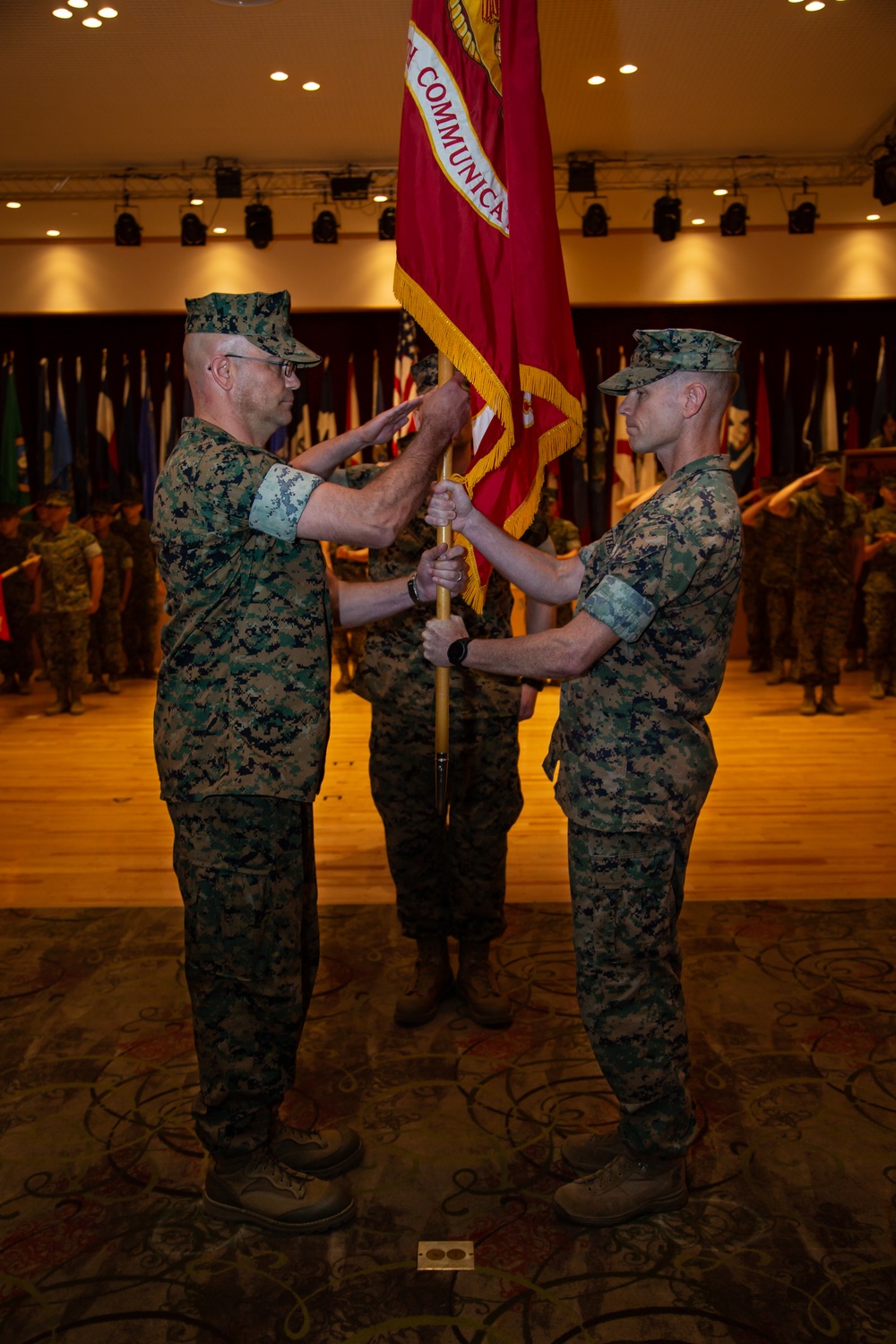 7th COMM. Bn. Change of Command