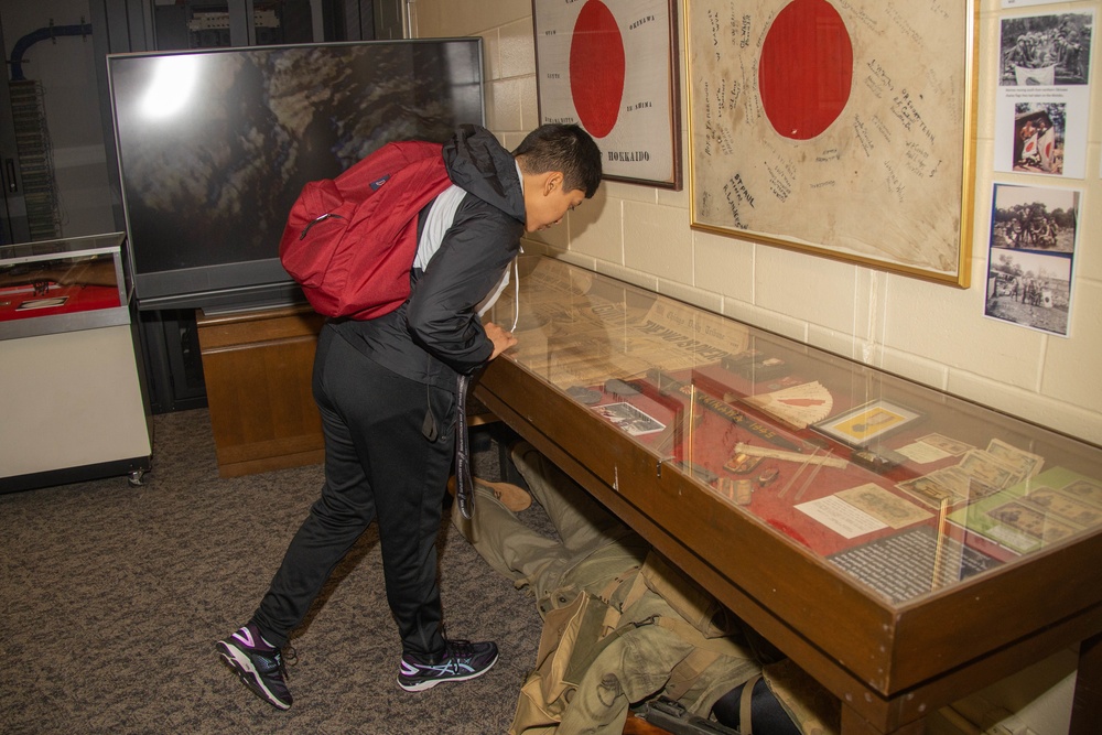 Marines with Food Service Company conduct a professional military education event