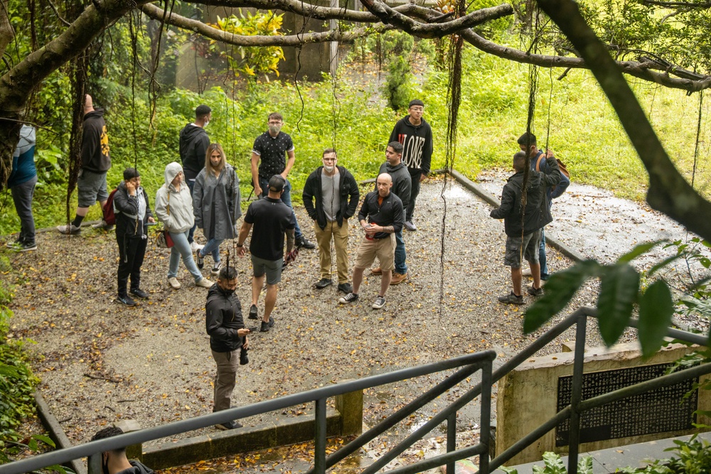 Marines with Food Service Company conduct a professional military education event