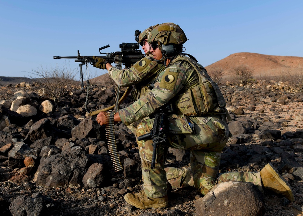 Kentucky National Guard Soldiers train in Africa