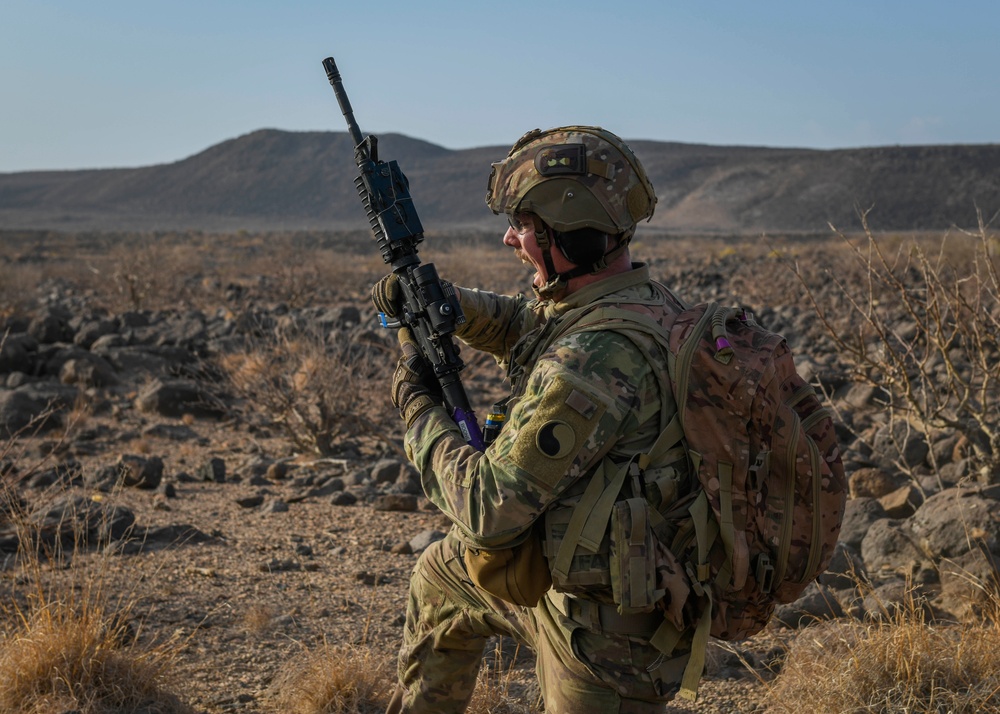 Kentucky National Guard Soldiers train in Africa