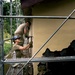 110th Civil Engineers demo wall siding during Japan DFT