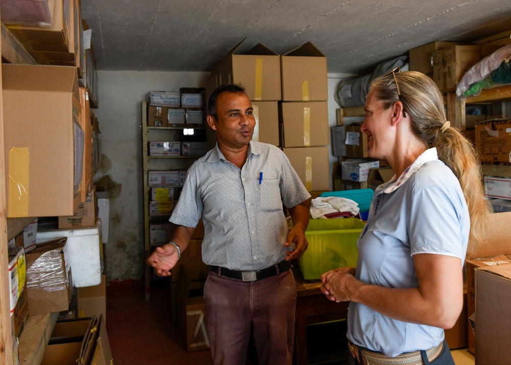 U.S. Army Maj. Gen. Jami Shawley visits local refugee day center in Djibouti