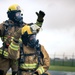 110th Wing Firefighters receive live building fire training during Japan DFT