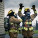 110th Wing Firefighters receive live building fire training during Japan DFT