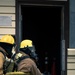 110th Wing Firefighters receive live building fire training during Japan DFT