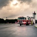 110th Wing Firefighters receive live building fire training during Japan DFT