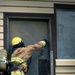 110th Wing Firefighters receive live building fire training during Japan DFT