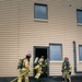 110th Wing Firefighters receive live building fire training during Japan DFT