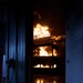 110th Wing Firefighters receive live building fire training during Japan DFT