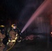 110th Wing Firefighters receive live building fire training during Japan DFT