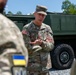 Hokanson visits Guardsmen training with Ukraine troops