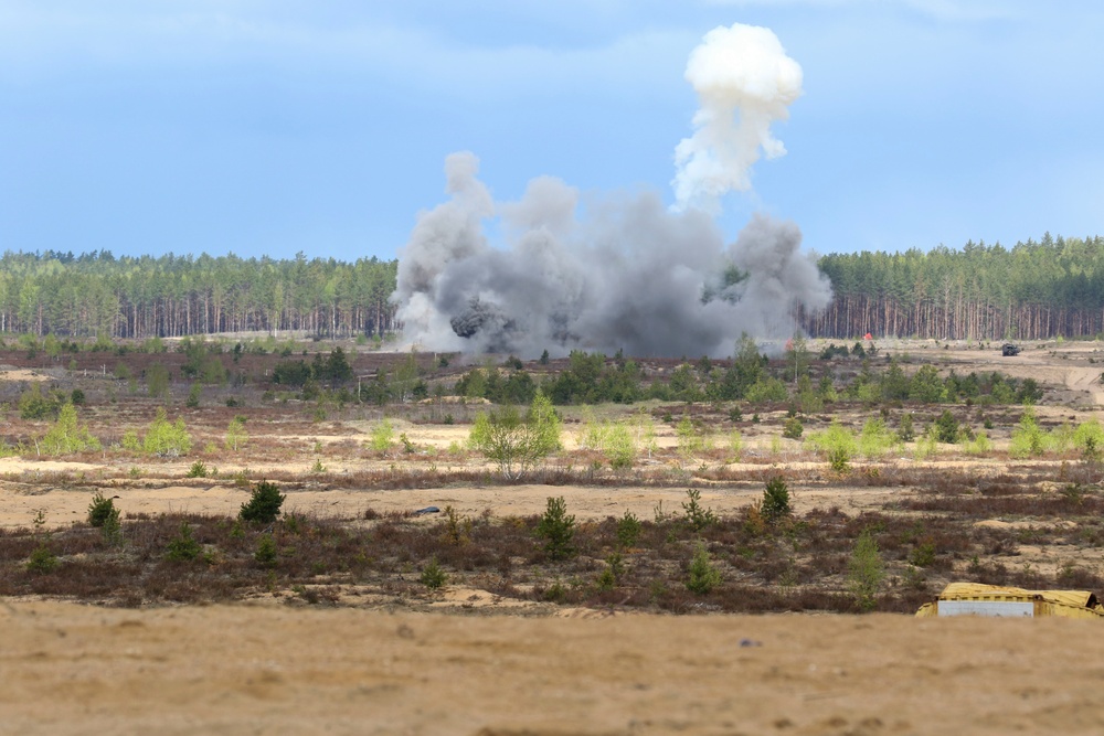 1-109th Field Artillery Soldiers support Defender Europe 22 in Lithuania