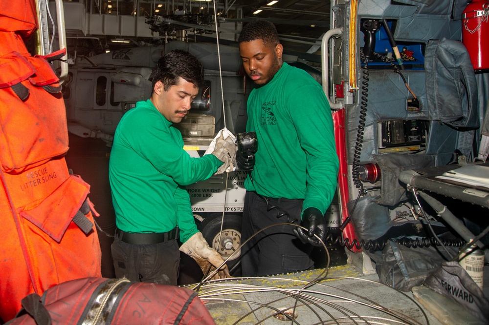 The Harry S. Truman Carrier Strike Group is on a scheduled deployment in the U.S. Naval Forces Europe area of operations, employed by U.S. Sixth Fleet to defend U.S., allied and partner interests.