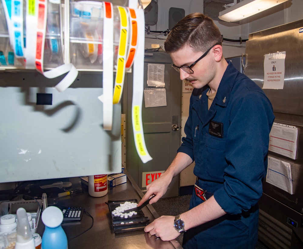 The Harry S. Truman Carrier Strike Group is on a scheduled deployment in the U.S. Naval Forces Europe area of operations, employed by U.S. Sixth Fleet to defend U.S., allied and partner interests.