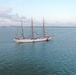 Coast Guard Cutter Eagle arrives in Galveston, Texas