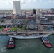 Coast Guard Cutter Eagle arrives in Galveston, Texas