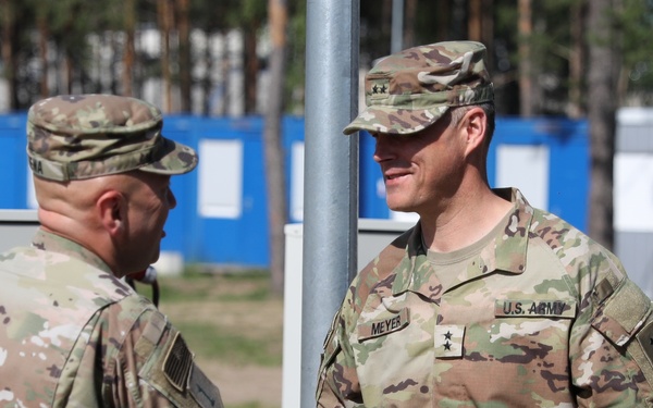 1 ID Commanding General and CSM visit Adazi
