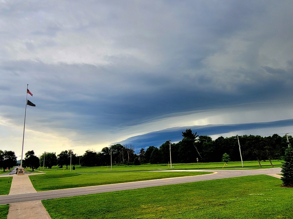 June thunderstorm approaches Fort McCoy