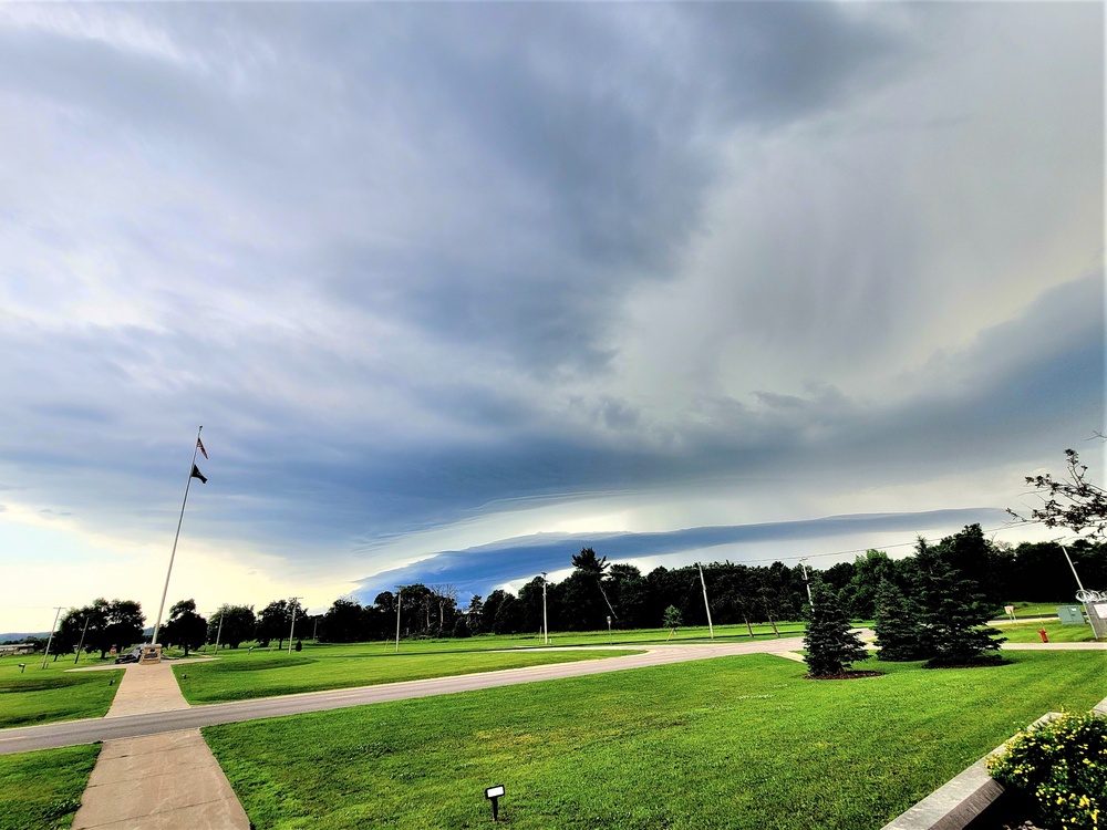 June thunderstorm approaches Fort McCoy