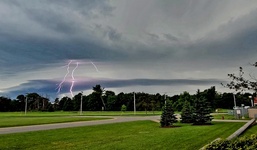 June thunderstorm approaches Fort McCoy