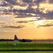 C-130 Hercules and a Sunset at Fort McCoy