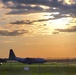 C-130 Hercules and a Sunset at Fort McCoy