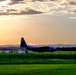 C-130 Hercules and a Sunset at Fort McCoy