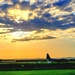 C-130 Hercules and a Sunset at Fort McCoy