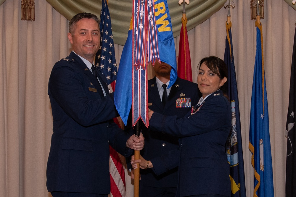 87 MSG welcomes new commander during change of command